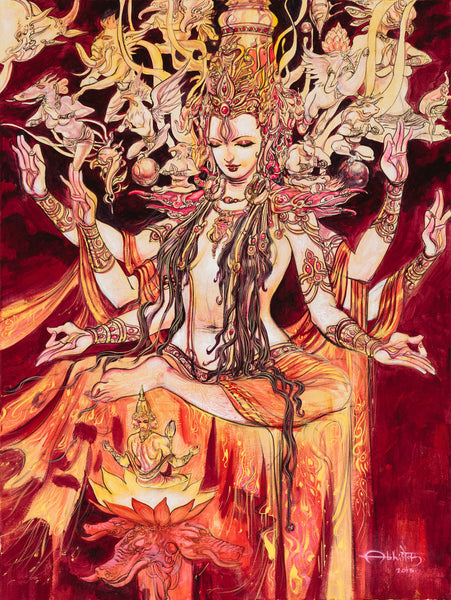 Adi Shakti - Primordial Energy – Abhishek Singh Art