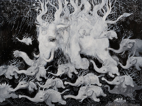 Becoming Rain - the Wise Elephant Mother